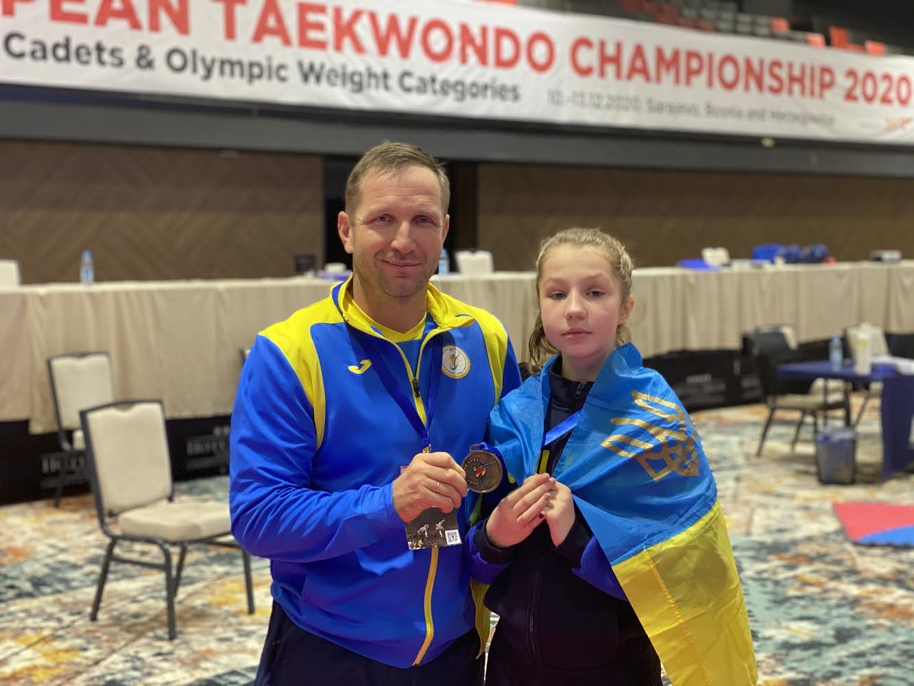 Юна спортсменка з Дніпра здобула бронзову нагороду на Чемпіонаті Європи з тхеквондо